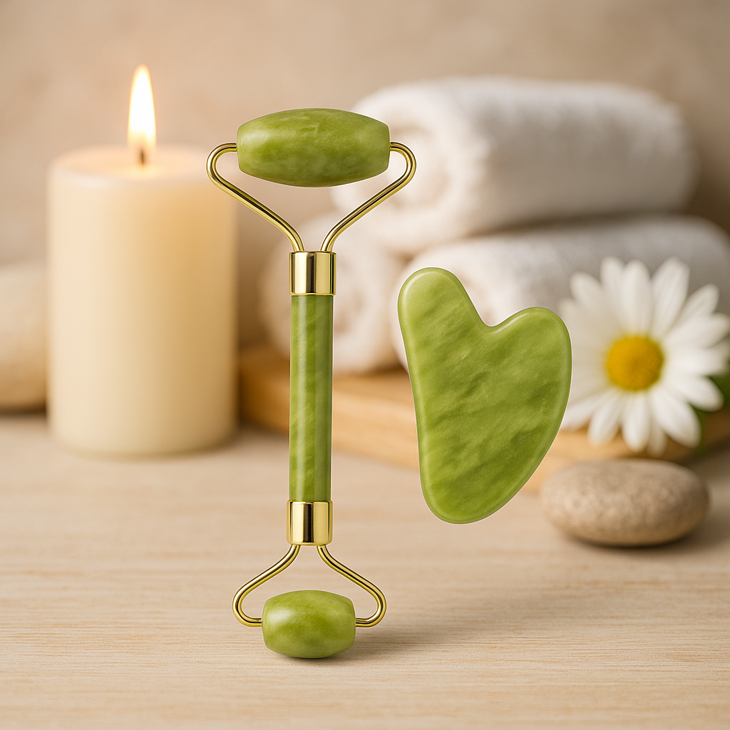 Roller & Gua Sha en Jade