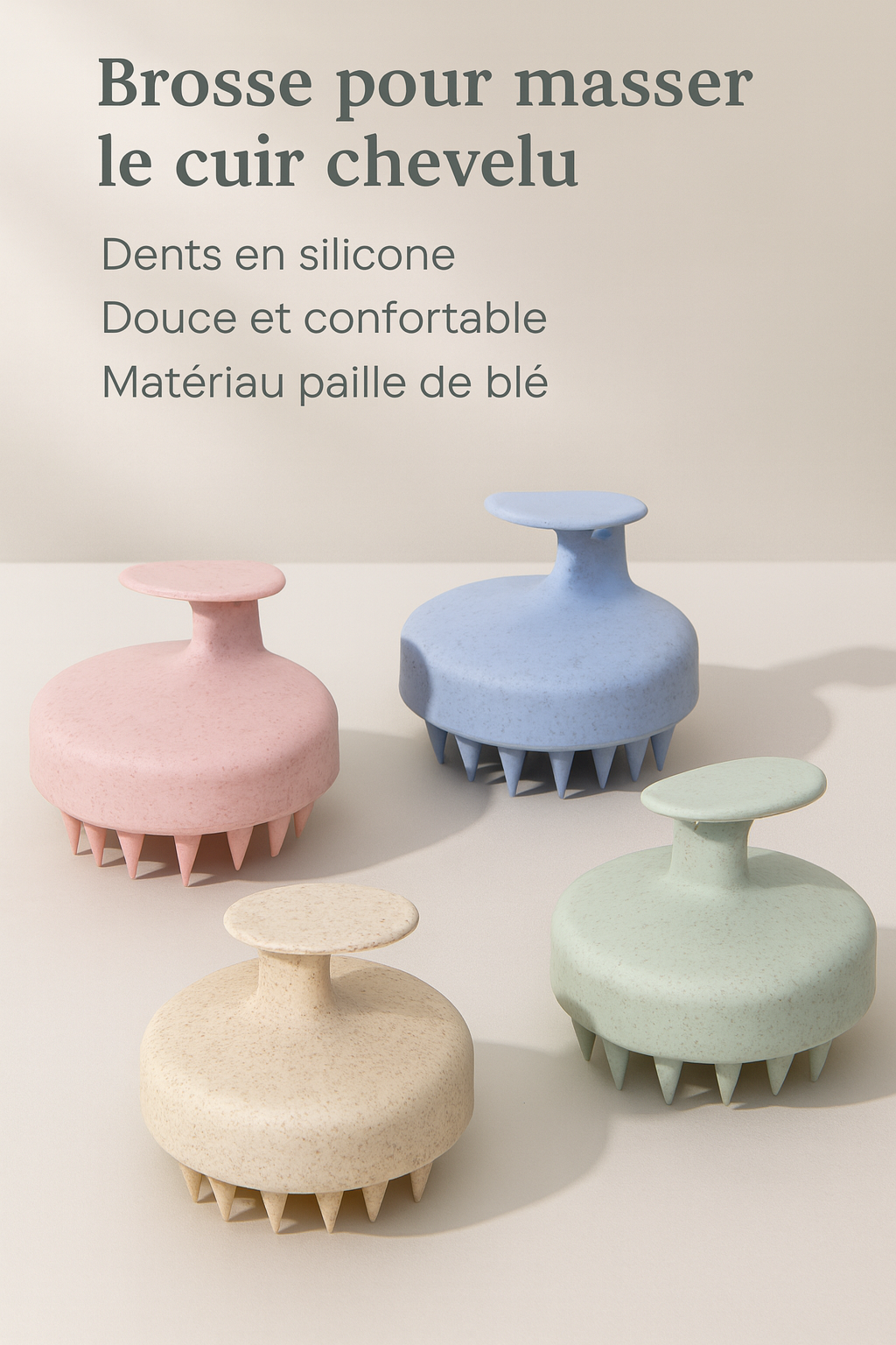 Brosse Massante Cuir Chevelu